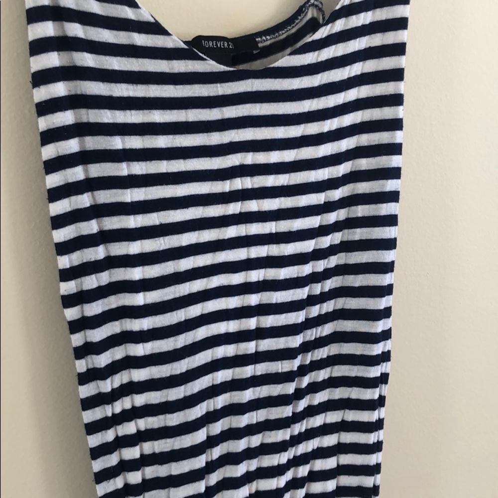 Stripped maxi dress